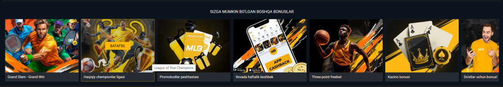 Bonuslar melbet